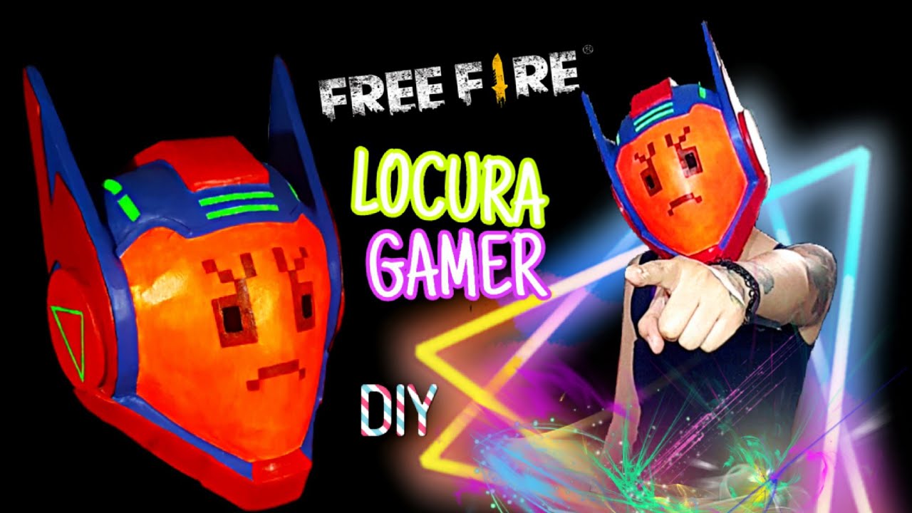 Casco Locura Gamer Free Fire